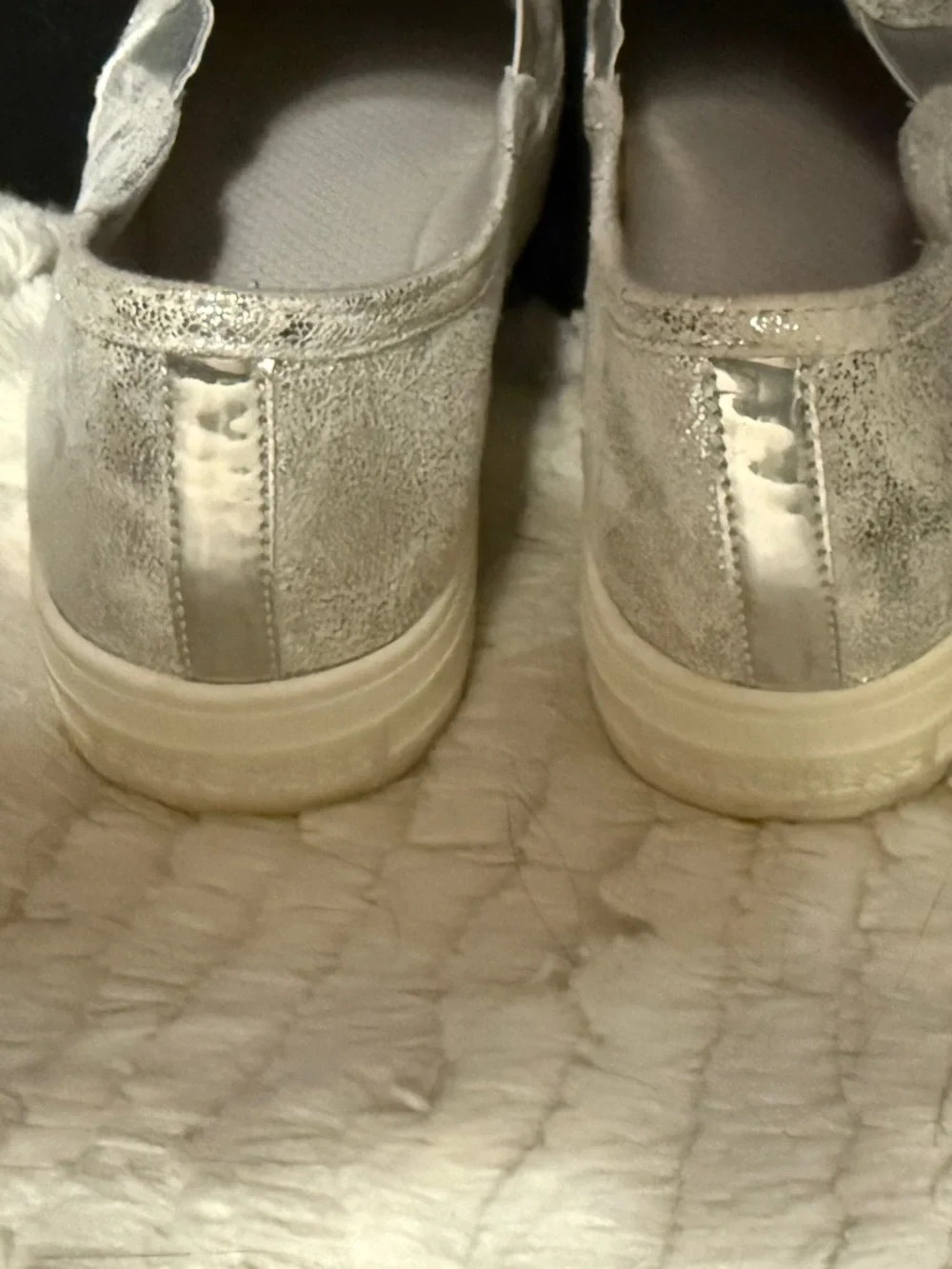 Skechers Street Slip-On Memory Foam Sneakers - Light Gray - Picture 4 of 9